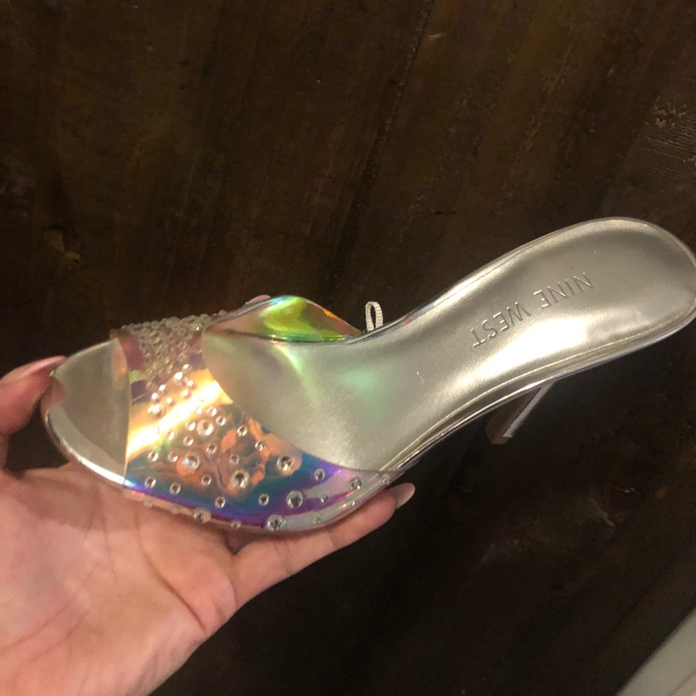 Rhinestone heels 5.5